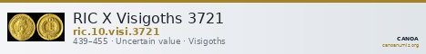 RIC X Visigoths 3721 — CANOA