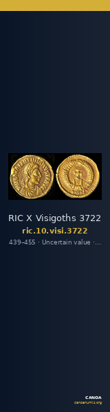 RIC X Visigoths 3722 — CANOA