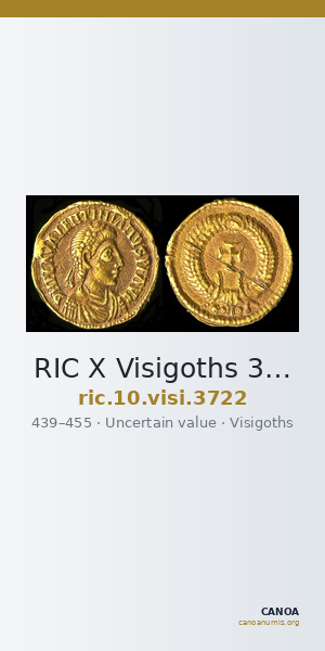 RIC X Visigoths 3722 — CANOA