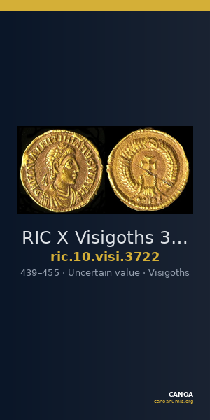 RIC X Visigoths 3722 — CANOA