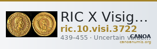 RIC X Visigoths 3722 — CANOA