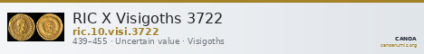 RIC X Visigoths 3722 — CANOA