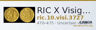 RIC X Visigoths 3727 — CANOA