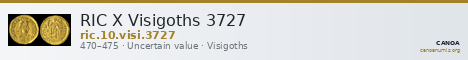 RIC X Visigoths 3727 — CANOA