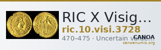 RIC X Visigoths 3728 — CANOA