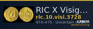 RIC X Visigoths 3728 — CANOA