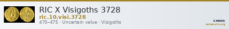 RIC X Visigoths 3728 — CANOA
