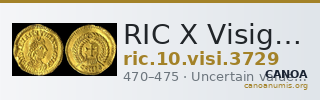 RIC X Visigoths 3729 — CANOA