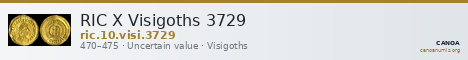 RIC X Visigoths 3729 — CANOA