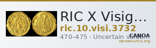 RIC X Visigoths 3732 — CANOA
