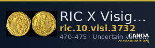RIC X Visigoths 3732 — CANOA