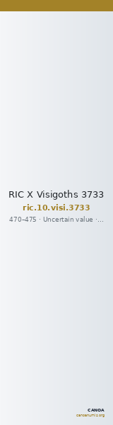 RIC X Visigoths 3733 — CANOA