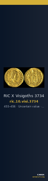 RIC X Visigoths 3734 — CANOA