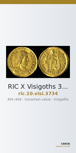 RIC X Visigoths 3734 — CANOA