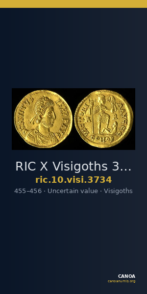 RIC X Visigoths 3734 — CANOA
