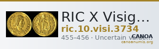 RIC X Visigoths 3734 — CANOA