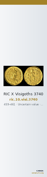 RIC X Visigoths 3740 — CANOA