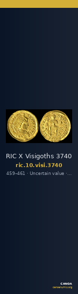 RIC X Visigoths 3740 — CANOA