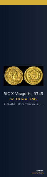 RIC X Visigoths 3745 — CANOA