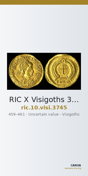 RIC X Visigoths 3745 — CANOA