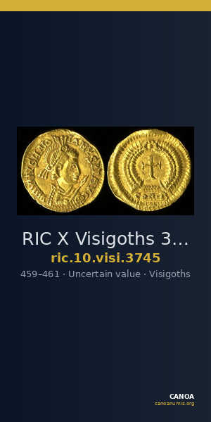 RIC X Visigoths 3745 — CANOA