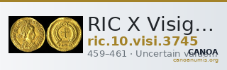 RIC X Visigoths 3745 — CANOA