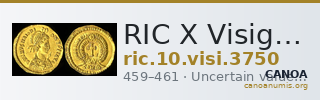 RIC X Visigoths 3750 — CANOA