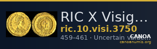 RIC X Visigoths 3750 — CANOA