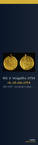 RIC X Visigoths 3754 — CANOA