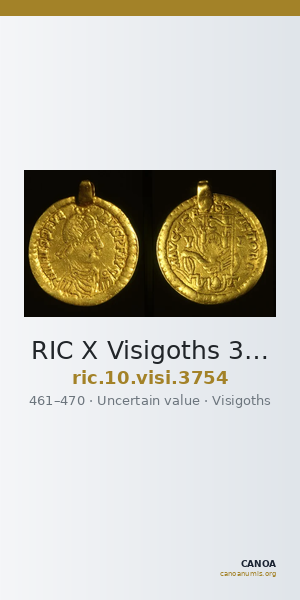 RIC X Visigoths 3754 — CANOA