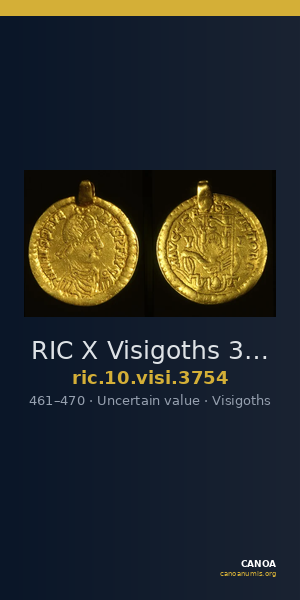 RIC X Visigoths 3754 — CANOA