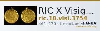 RIC X Visigoths 3754 — CANOA