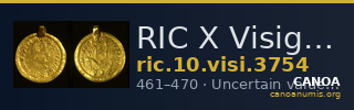 RIC X Visigoths 3754 — CANOA