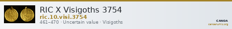 RIC X Visigoths 3754 — CANOA
