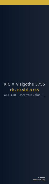 RIC X Visigoths 3755 — CANOA