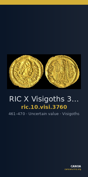RIC X Visigoths 3760 — CANOA