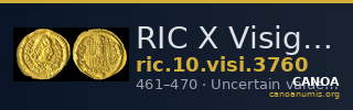 RIC X Visigoths 3760 — CANOA
