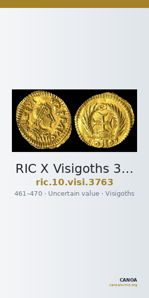 RIC X Visigoths 3763 — CANOA