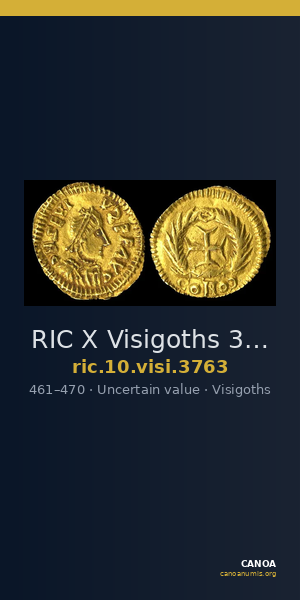 RIC X Visigoths 3763 — CANOA