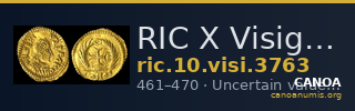 RIC X Visigoths 3763 — CANOA