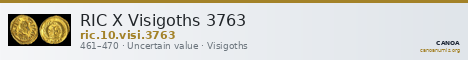 RIC X Visigoths 3763 — CANOA