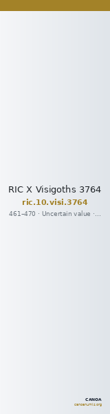 RIC X Visigoths 3764 — CANOA