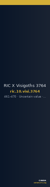 RIC X Visigoths 3764 — CANOA