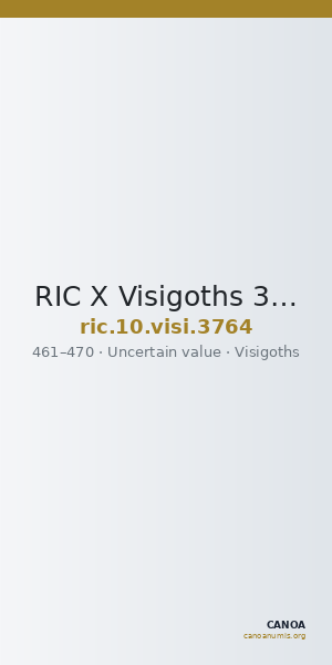 RIC X Visigoths 3764 — CANOA