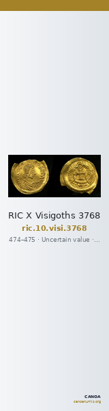 RIC X Visigoths 3768 — CANOA