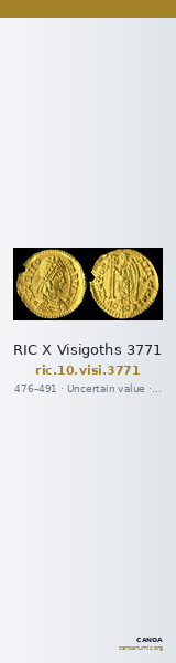 RIC X Visigoths 3771 — CANOA