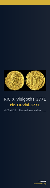 RIC X Visigoths 3771 — CANOA
