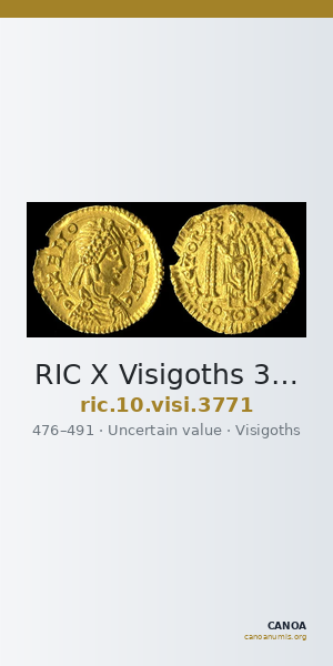 RIC X Visigoths 3771 — CANOA