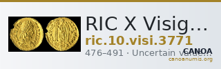 RIC X Visigoths 3771 — CANOA