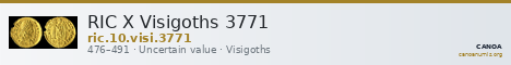 RIC X Visigoths 3771 — CANOA